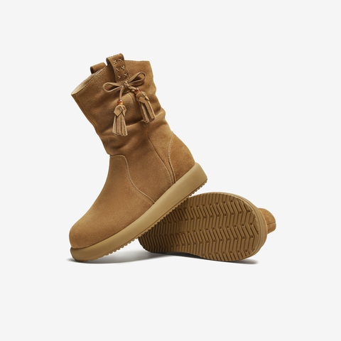TATA/他她2025冬商场同款时尚百搭女休闲靴新款CHD01DZ5