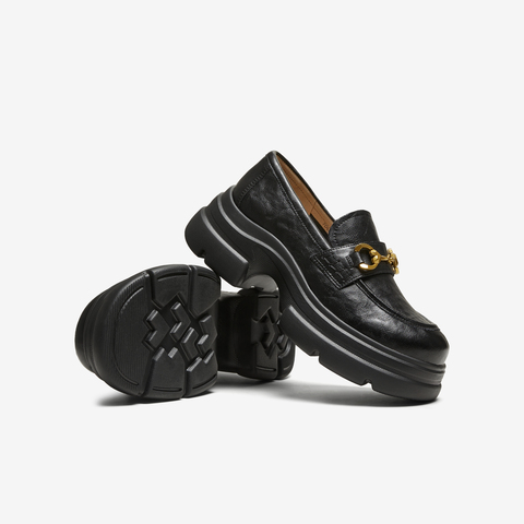 TATA/他她2025秋时尚休闲乐福鞋女新款7OL34CA5