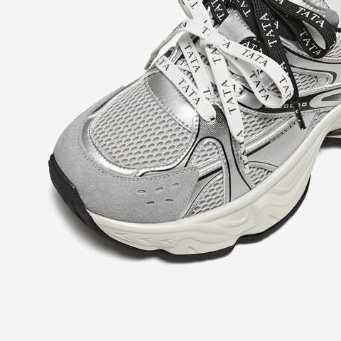 TATA/他她2025秋商场同款时尚休闲百搭女老爹鞋新款CJU01CM5