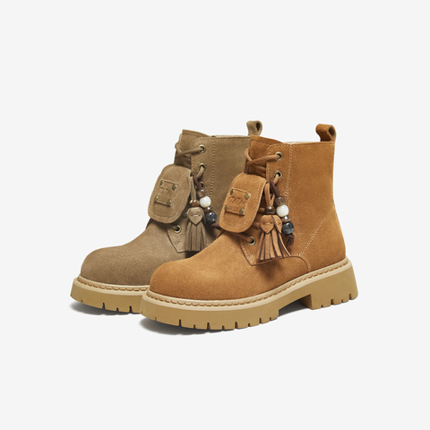 TATA/他她2025冬商场同款百搭时尚女马丁靴新款YXB01DD5