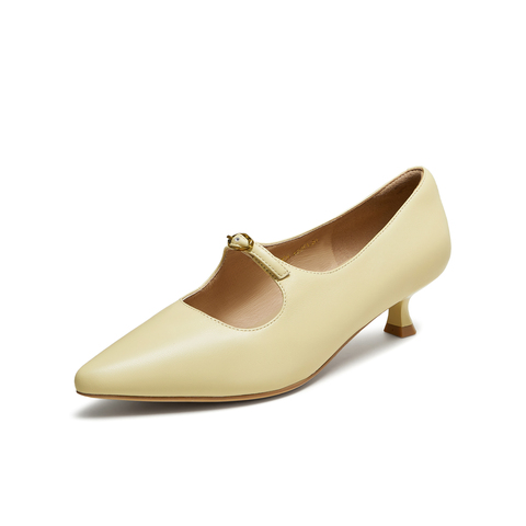 TATA/他她2025秋商场同款浅口女气质玛丽珍鞋新款UTW01CQ5