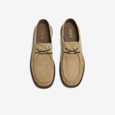 TATA/他她2025秋商场同款女百搭牛津鞋简约单鞋新款YVS01CM5