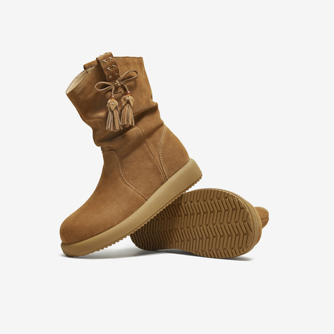 TATA/他她2025冬商场同款时尚百搭女休闲靴新款CHD01DZ5