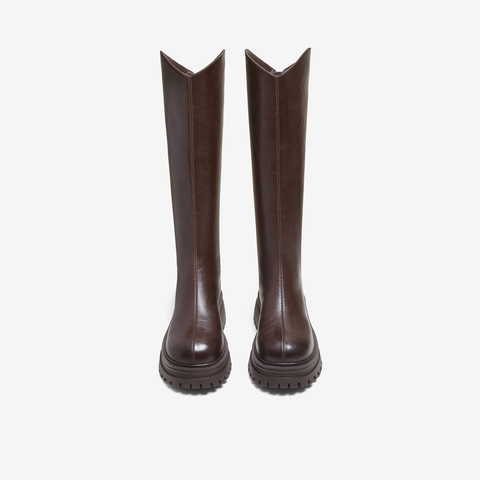 TATA/他她2025冬商场同款百搭女时尚长靴新款CE301DG5