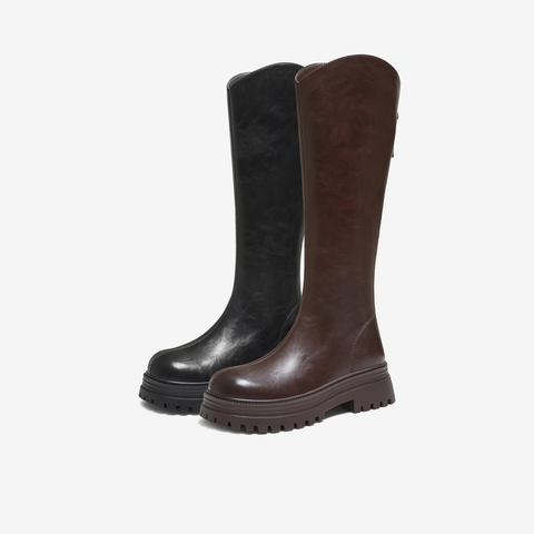 TATA/他她2025冬商场同款百搭女时尚长靴新款CE301DG5