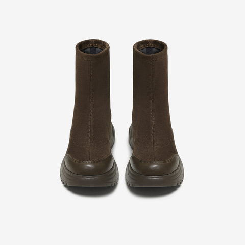 TATA/他她2025冬商场同款时尚休闲女靴百搭弹力靴新款7PJ60DZ5