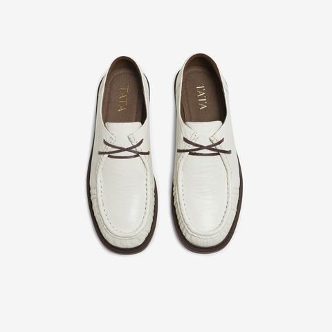 TATA/他她2025秋商场同款女百搭牛津鞋简约单鞋新款YVS01CM5