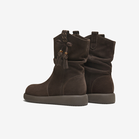 TATA/他她2025冬商场同款时尚百搭女休闲靴新款CHD01DZ5