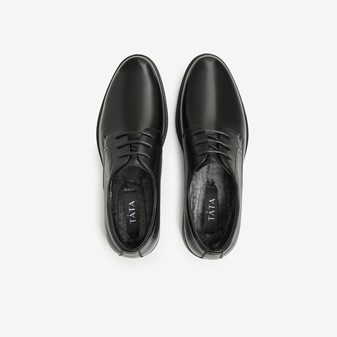 TATA/他她2025春时尚简约系带商务正装皮鞋男新款TCK02AM5