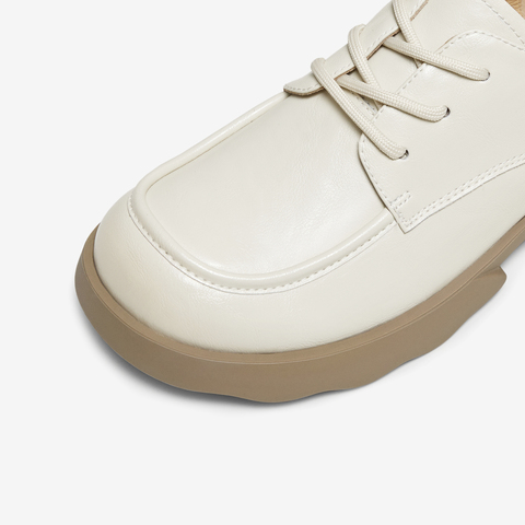 TATA/他她2025秋商场同款英伦风小皮鞋女牛津鞋新款CWK04CM5