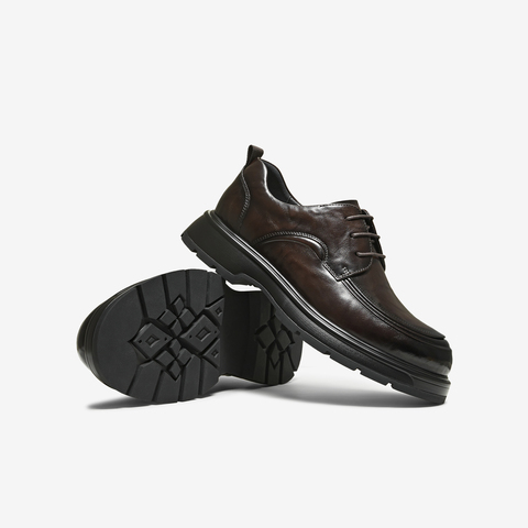 TATA/他她2025冬商场同款纯色舒适百搭休闲皮鞋男新款OFM01DM5