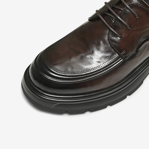 TATA/他她2025冬商场同款纯色舒适百搭休闲皮鞋男新款OFM01DM5