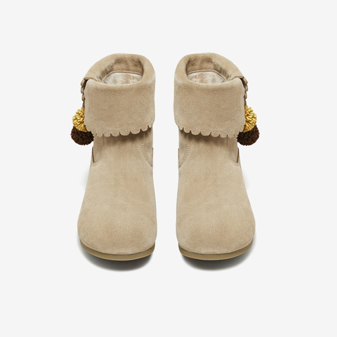 TATA/他她2025冬商场同款时尚百搭女休闲靴新款YVY01DD5