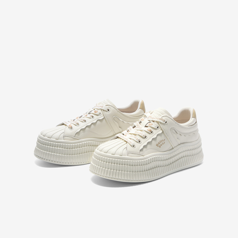 TATA/他她2025秋商场同款运动时尚休闲厚底女板鞋新款GXV01CM5