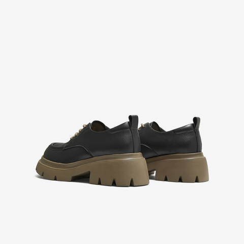 TATA/他她2025秋时尚简约休闲女牛津鞋新款CG401CM5