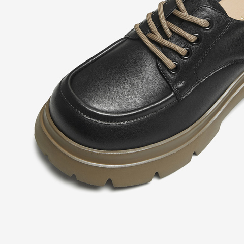 TATA/他她2025秋时尚简约休闲女牛津鞋新款CG401CM5