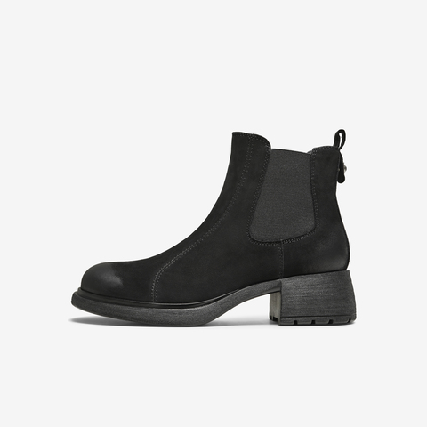 TATA/他她2025冬时尚切尔西靴女通勤显瘦新款7C844DD5