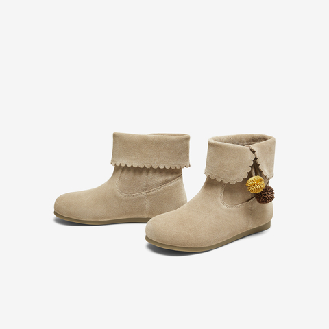 TATA/他她2025冬商场同款时尚百搭女休闲靴新款YVY01DD5