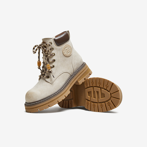 TATA/他她2025冬百搭女复古工装靴时尚短靴新款CG701DD5