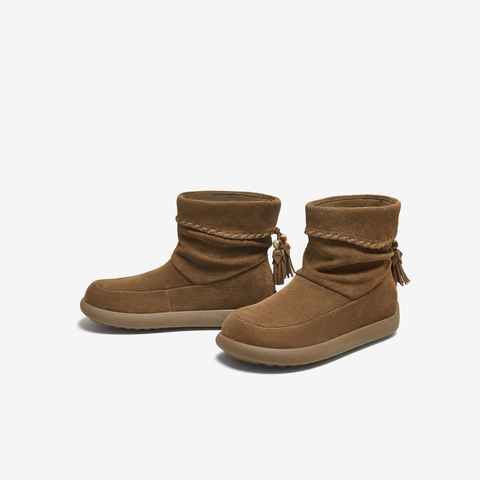 TATA/他她2025冬商场同款时尚百搭女休闲靴新款CHE01DD5