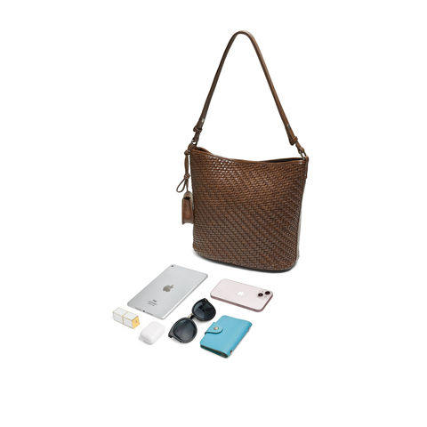 TATA/他她2025秋商场同款通勤女气质简约托特包新款LB335CX5