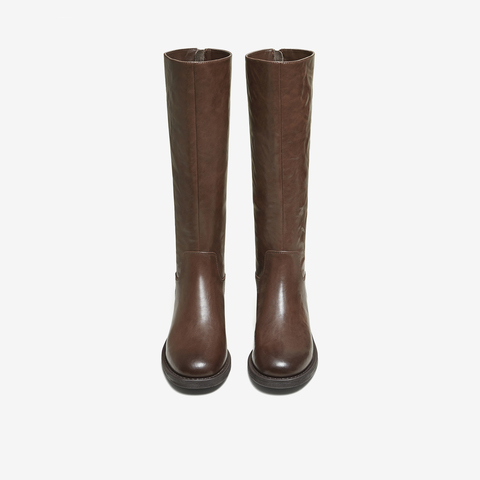 TATA/他她2025冬商场同款百搭时尚简约女骑士靴新款7TGA9DG5