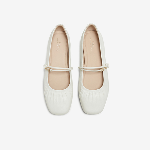 TATA/他她2025秋商场同款浅口女日常休闲玛丽珍鞋新款Y8GA8CQ5