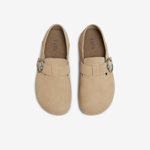 TATA/他她2025秋商场同款勃肯鞋女时尚休闲新款CUG01CM5