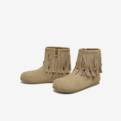 TATA/他她2025冬商场同款时尚百搭女休闲靴新款YVZ01DD5