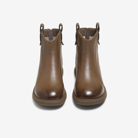 TATA/他她2025冬商场同款百搭时尚休闲短靴新款CF801DD5