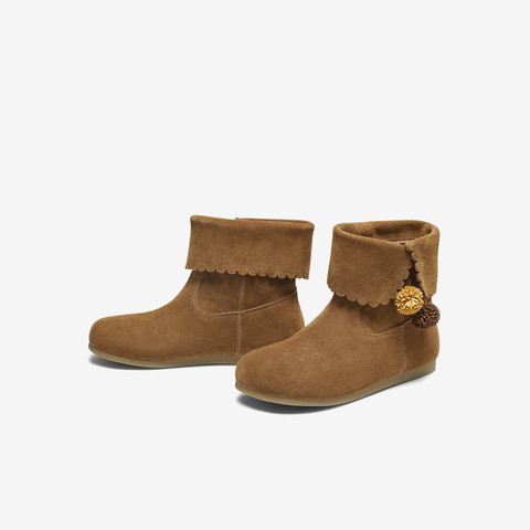 TATA/他她2025冬商场同款时尚百搭女休闲靴新款YVY01DD5