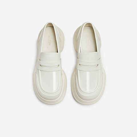 TATA/他她2024秋女时尚休闲乐福鞋新款CCJ01CA5