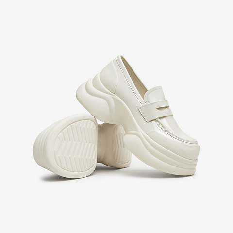 TATA/他她2024秋女时尚休闲乐福鞋新款CCJ01CA5