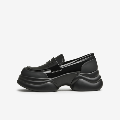 TATA/他她2024秋女时尚休闲乐福鞋新款CCJ01CA5