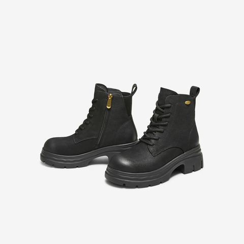 TATA/他她2025冬商场同款百搭时尚简约女马丁靴新款CHK01DD5