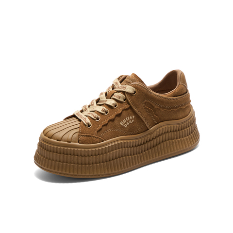 TATA/他她2025秋商场同款运动时尚休闲厚底女板鞋新款GXV01CM5