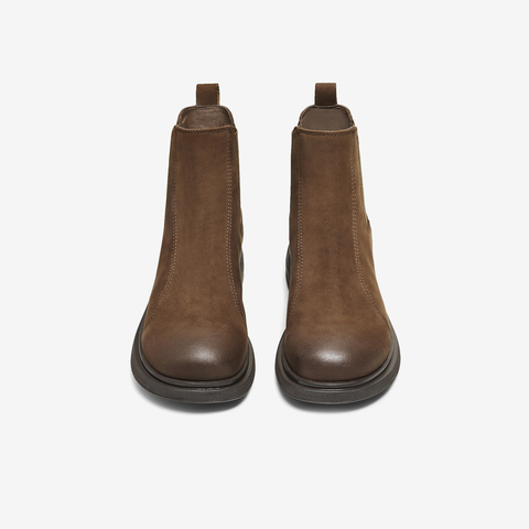 TATA/他她2025冬时尚切尔西靴女通勤显瘦新款7C844DD5