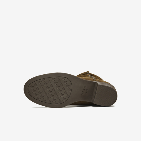 TATA/他她2025冬商场同款女日常时尚休闲西部靴新款NWU01DS5