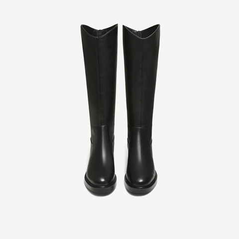 TATA/他她2025冬时尚休闲女靴百搭骑士靴新款6EH05DC5