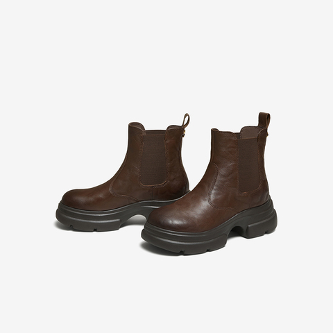 TATA/他她2025冬商场同款百搭通勤女休闲靴新款7OL44DD5