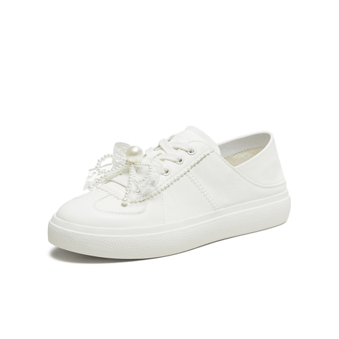 TATA/他她2025秋商场同款运动时尚休闲厚底女板鞋新款CJQ01CM5