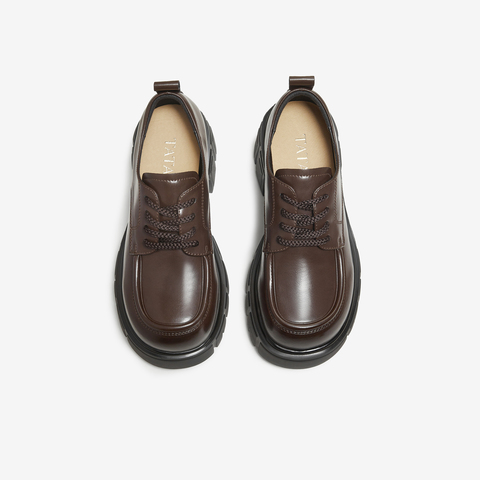 TATA/他她2025秋商场同款女牛津鞋简约系带单鞋新款CHY05CM5