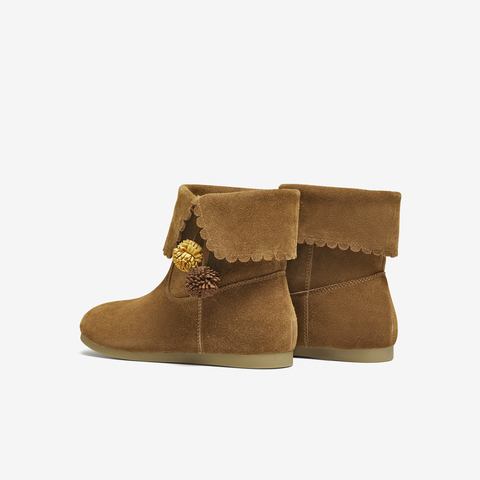 TATA/他她2025冬商场同款时尚百搭女休闲靴新款YVY01DD5