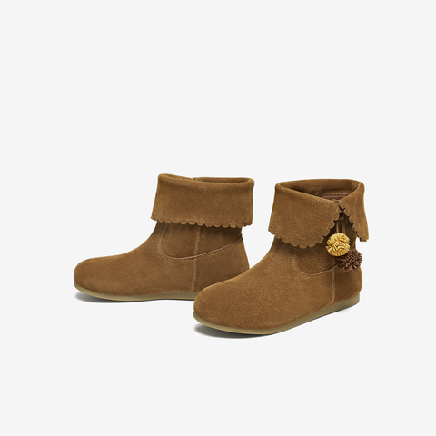 TATA/他她2025冬商场同款时尚百搭女休闲靴新款YVY01DD5