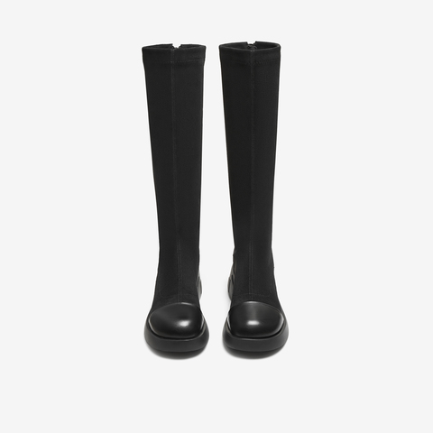 TATA/他她2025冬商场同款时尚女靴百搭时装长靴新款CE601DG5