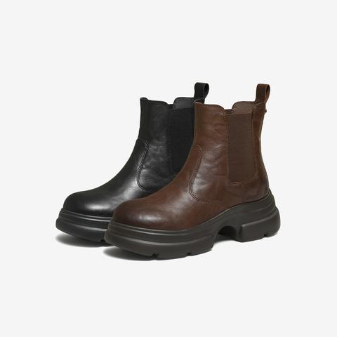 TATA/他她2025冬商场同款百搭通勤女休闲靴新款7OL44DD5