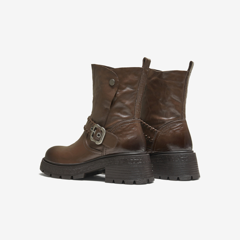 TATA/他她2025冬百搭通勤时装靴女休闲中靴新款UWQ01DZ5