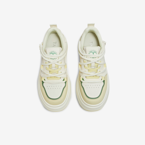 TATA/他她2025秋运动时尚休闲厚底女板鞋新款GCD09CM5