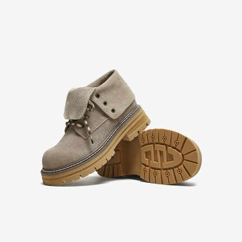 TATA/他她2025冬百搭女复古工装靴时尚短靴新款CG601DD5