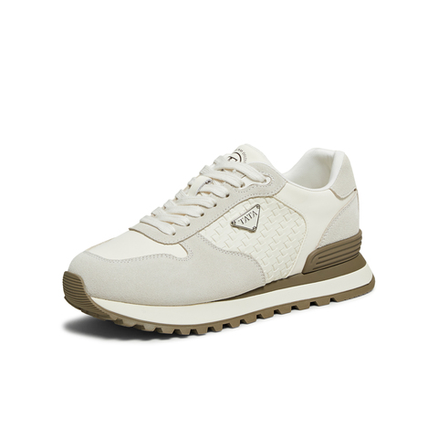 TATA/他她2025秋商场同款厚底阿甘鞋女透气休闲运动鞋新款